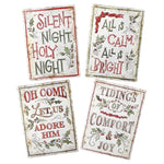 Vintage-Style Christmas Wall Plaques – 4 Designs Available