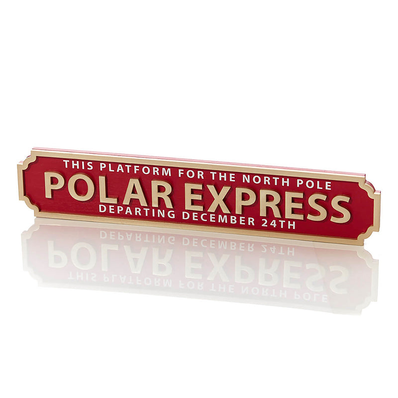 Wooden Polar Express Sign - 45cm