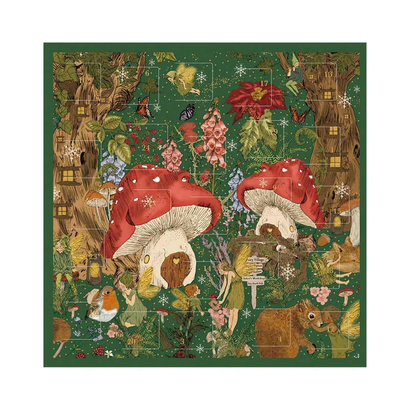 Magical Fairy Garden Advent Calendar Card