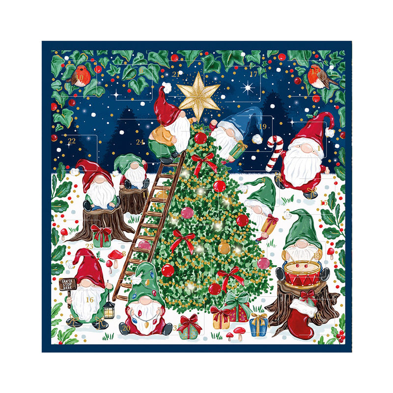 The Gnome Christmas Party Advent Calendar Card