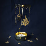 Gold Christmas Tree Tealight Spinner