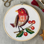 Rockin Robin - Christmas Cross Stitch Kit