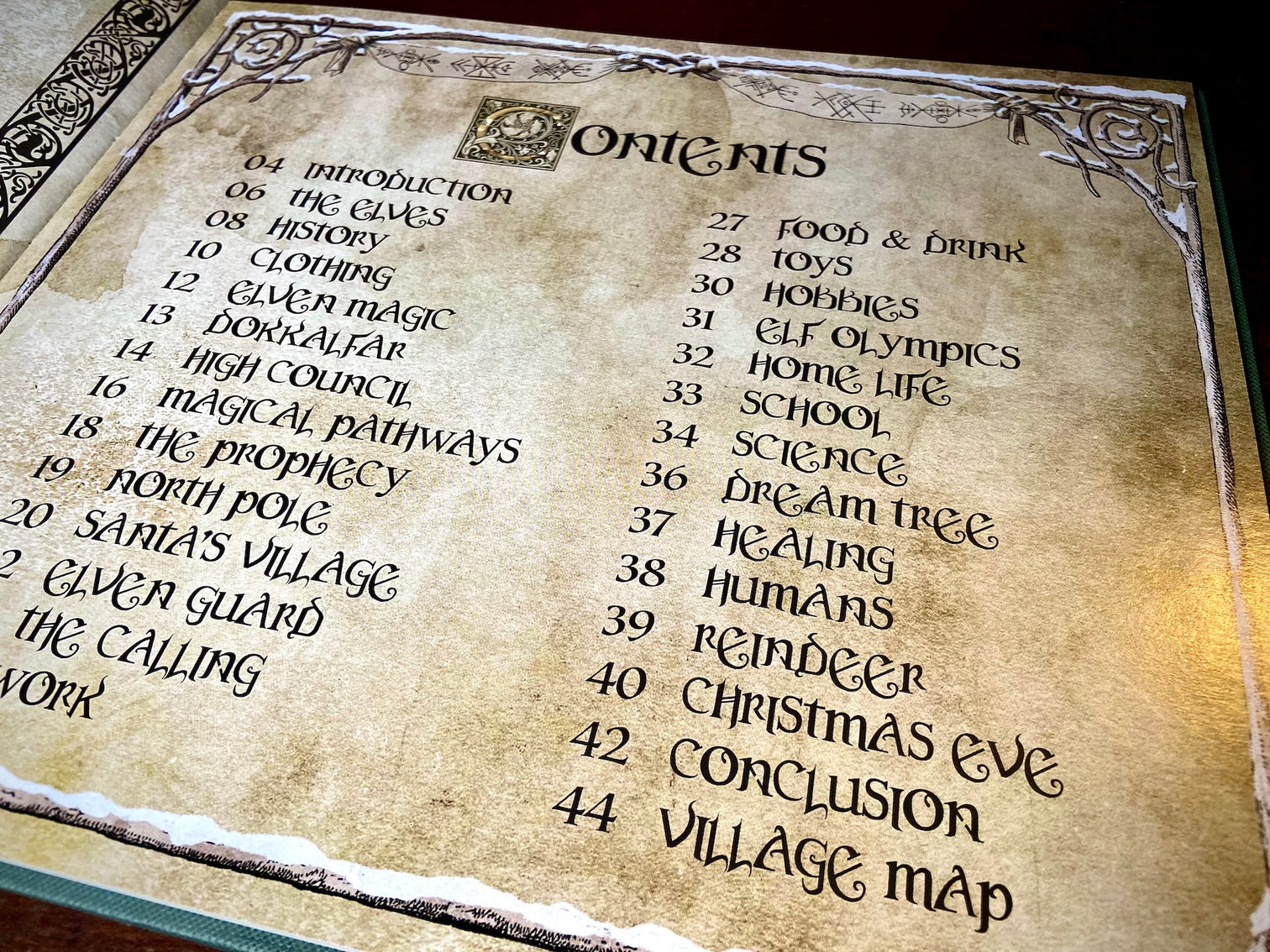 Santa Elves The Book Of Secrets Hardcover Edition – The Christmas