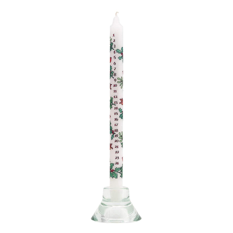 Advent Candle Robins & Holly - The Christmas Imaginarium