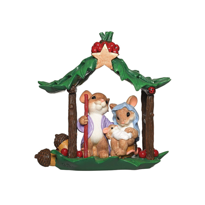Charming Tails Mouse Nativity Christmas Decoration - The Christmas Imaginarium
