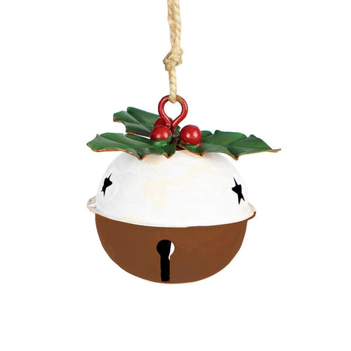 Christmas Pudding Bell Tree Decoration - The Christmas Imaginarium