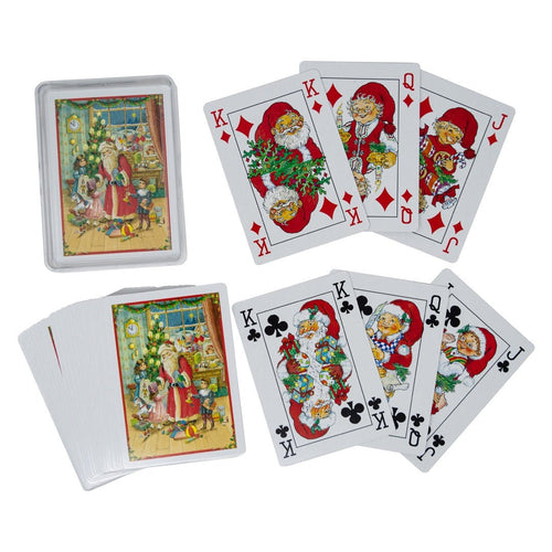 Deck of Christmas Santa Playing Cards - Choice of 2 - The Christmas Imaginarium
