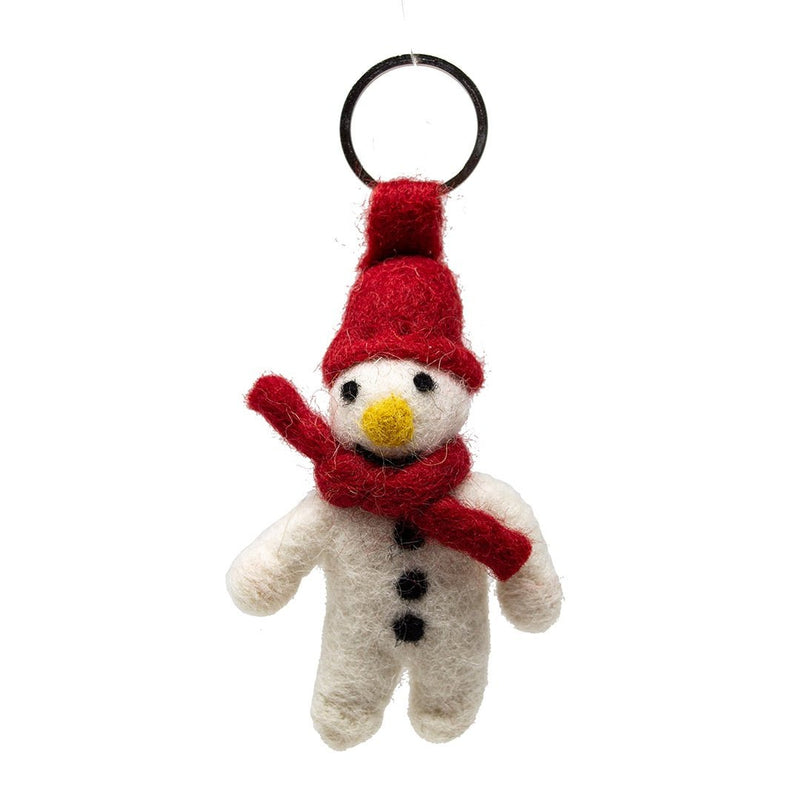 Felt Snowman Keyring - The Christmas Imaginarium