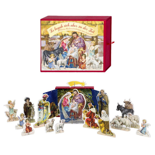 Free Standing Nativity Scene in Box - The Christmas Imaginarium