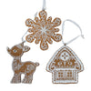 Gingerbread Iced Cookie Christmas Tree Decorations (Choice of 3) - The Christmas Imaginarium