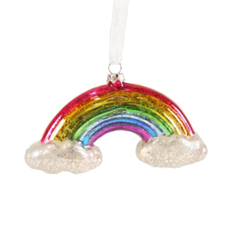 Glass Rainbow Christmas Tree Ornament - The Christmas Imaginarium