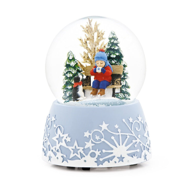 Hot Chocolate Winter Snow Globe - The Christmas Imaginarium