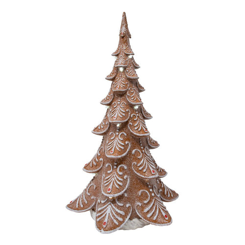 Large Light Up Gingerbread Tree 43cm - The Christmas Imaginarium