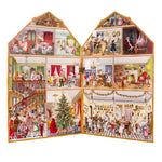 Large Red Christmas Mansion Opening Advent Calendar 43.5cm - The Christmas Imaginarium