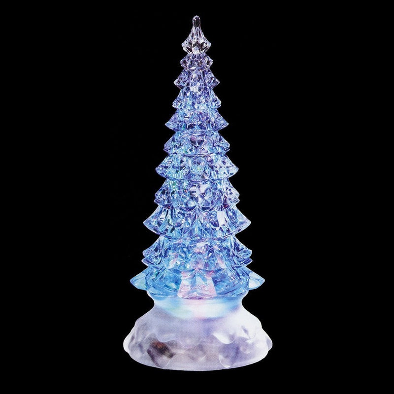Light Up Colour Changing Water Spinner Glitter Tree - The Christmas Imaginarium