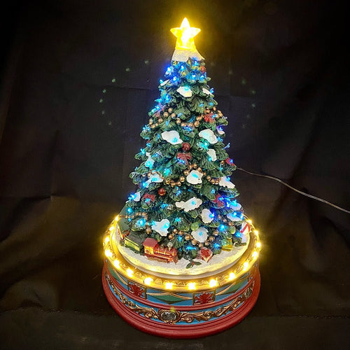 Light Up Moving Musical Christmas Tree - The Christmas Imaginarium