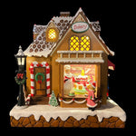Light Up / Musical / Moving Santa's Bakery Gingerbread House - The Christmas Imaginarium