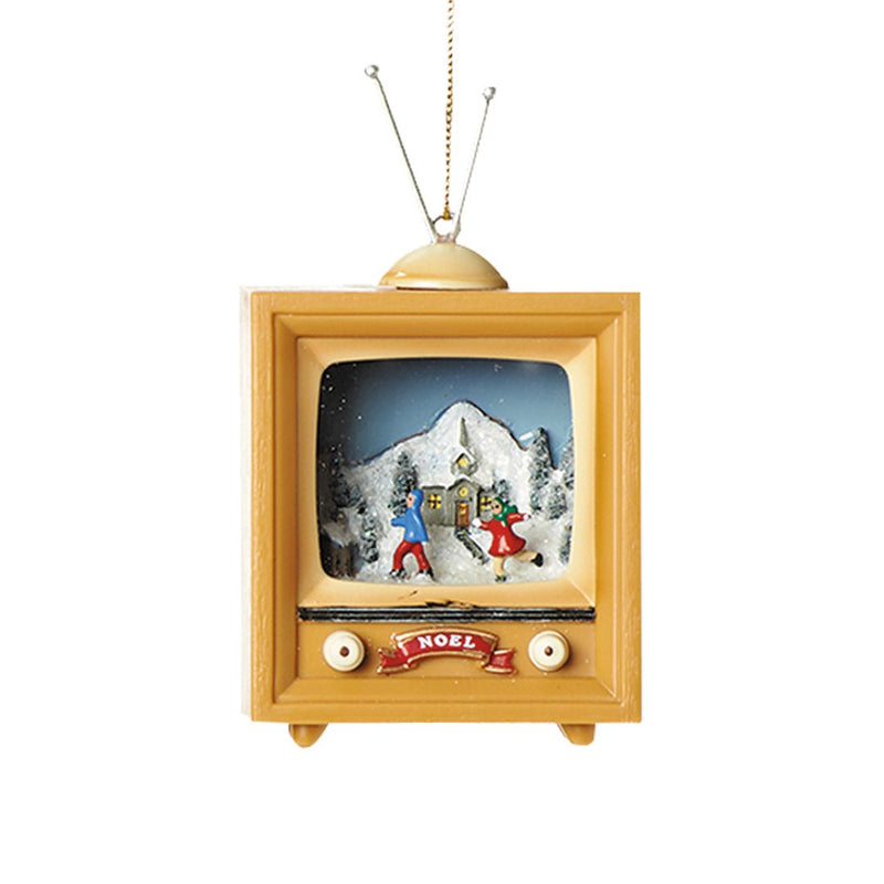 Miniature Television Christmas Tree Ornament (Choice of 4) - The Christmas Imaginarium