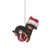 Puppy With Glass Bauble Christmas Tree Decoration (Choice of 6) - The Christmas Imaginarium