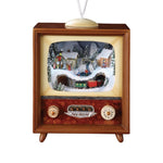 Retro Musical Moving Christmas Train Television Decoration - The Christmas Imaginarium