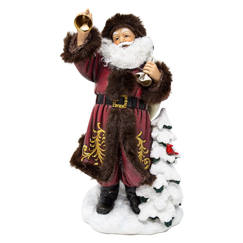 Santa Figure With Tree, Bell and Believe Sack - The Christmas Imaginarium