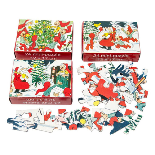 Set of 3 Christmas Elf Jigsaw Puzzle Stocking Fillers - The Christmas Imaginarium