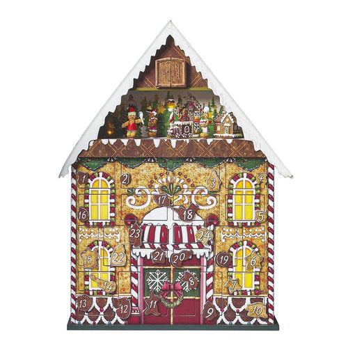 Spectacular Light Up Moving Gingerbread House Advent Calendar - The Christmas Imaginarium