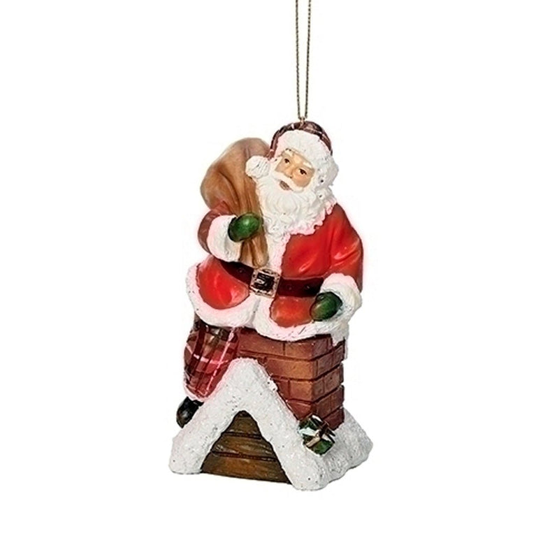 Tartan Santa Claus Tree Decorations (Choice of 2) - The Christmas Imaginarium