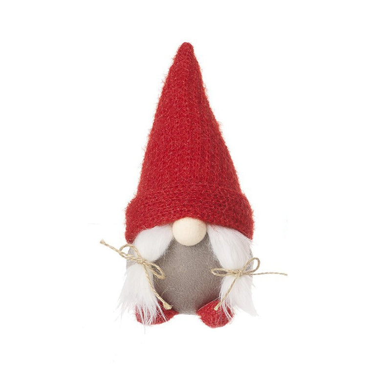 Tomte in Red Kitted Hat & Booties - 24cm - The Christmas Imaginarium
