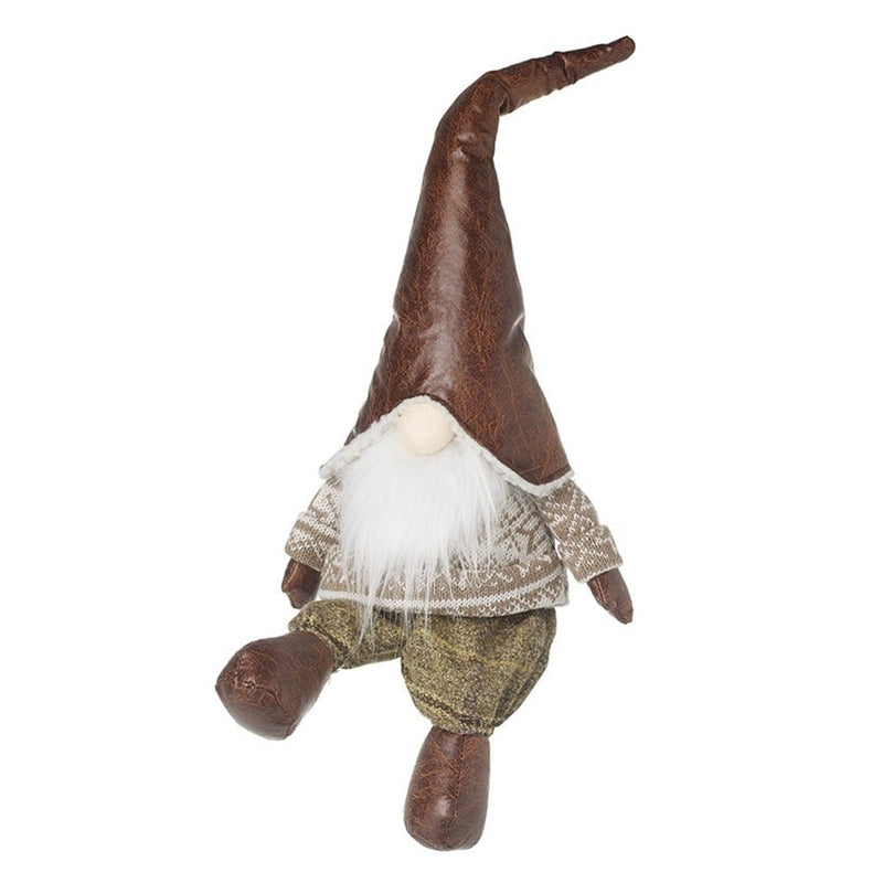 Tomte with Brown Leather Hat & Boots - The Christmas Imaginarium