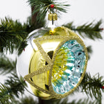 Vibrant Handblown Glass Baubles (Set of 6) - 8cm - The Christmas Imaginarium