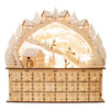 Winter Scene German Wooden Advent Calendar - The Christmas Imaginarium